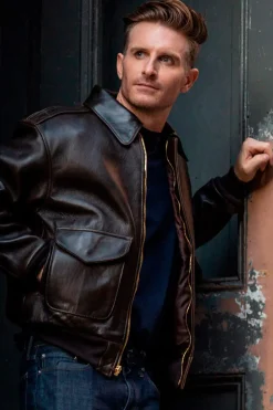 Blouson Homme Cockpit Usa Z2011Aw Brown