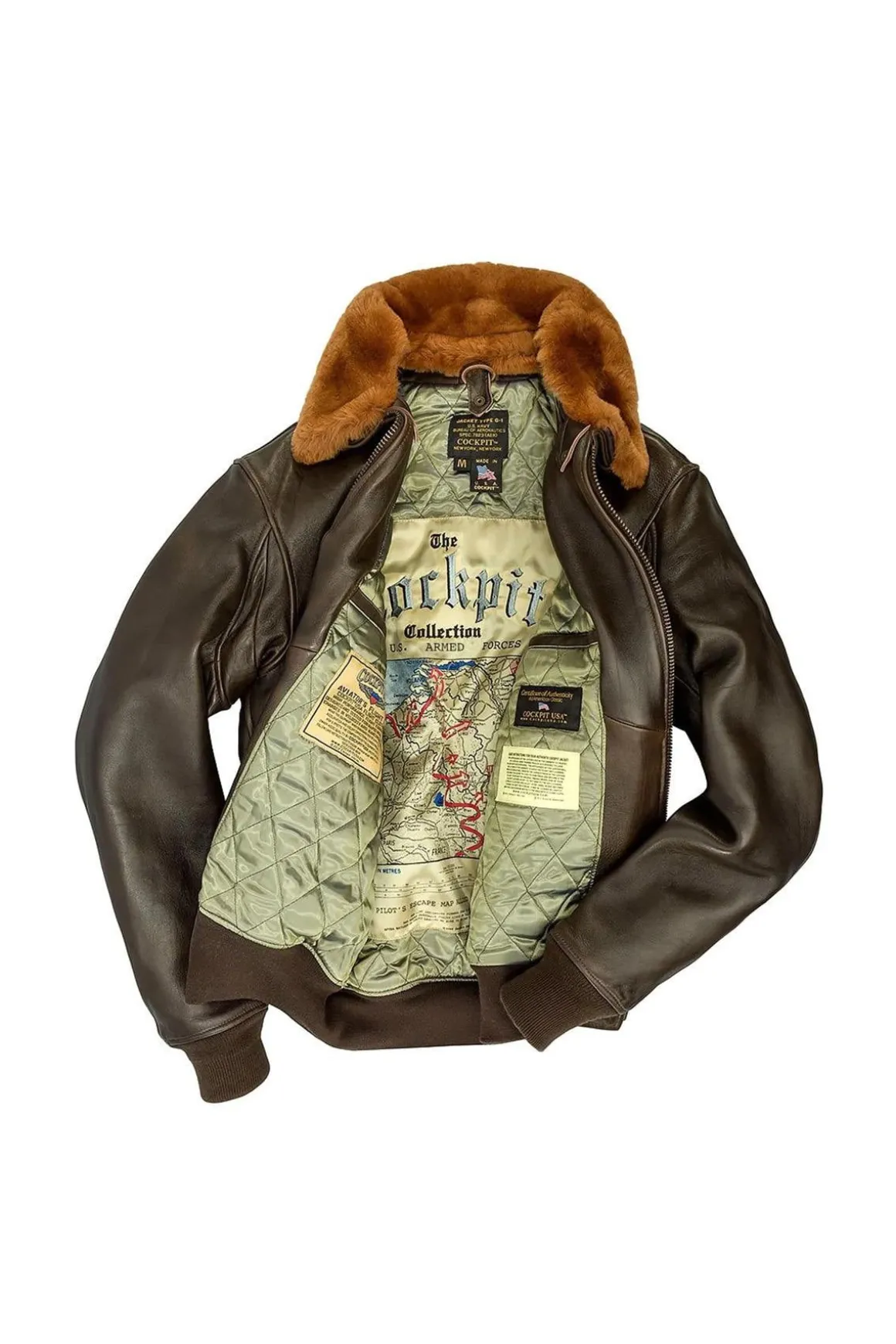 Blouson Homme Cockpit Usa Z201035M Brown