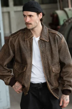Blouson Homme Cooper Original 50 Mission Wwii Sheepskin A-2