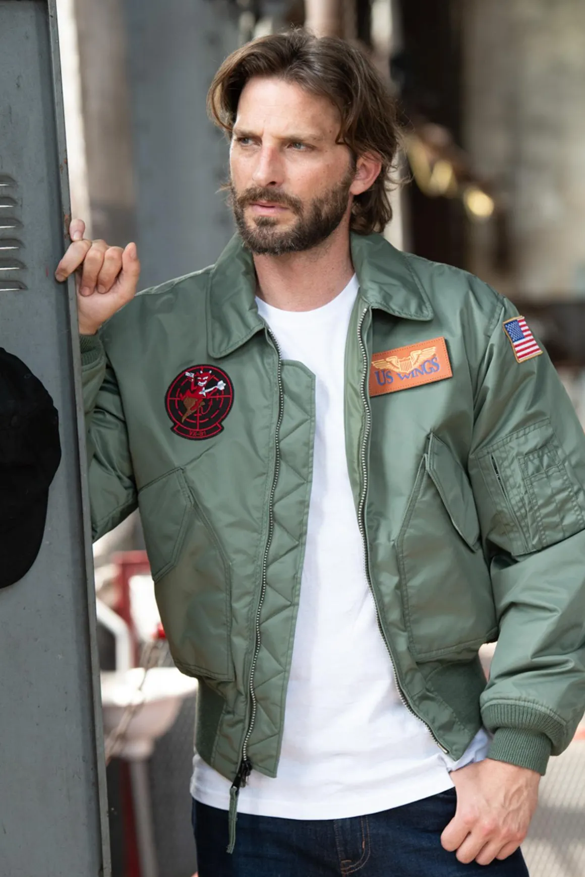 Blouson Homme Cooper Original Maverick Cwu-45P Kaki