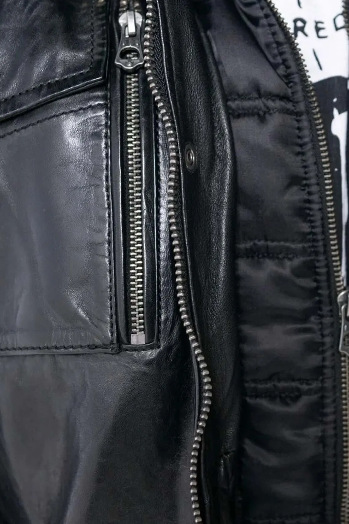 Blouson Homme Daytona Anderson Ic Sheep Tiger Black