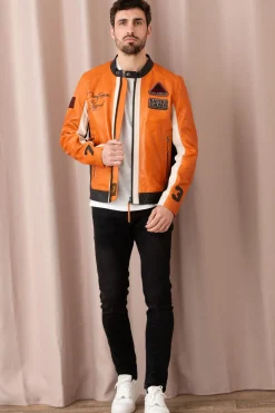 Blouson Homme Daytona Boller Sheep Atlas Veg Burnt Orange