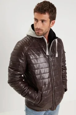 Blouson Homme Daytona Britten Sheep Elegant Reddish Brown