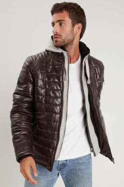 Blouson Homme Daytona Britten Sheep Elegant Reddish Brown