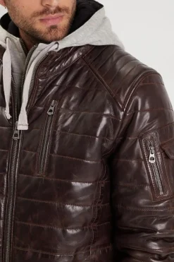 Blouson Homme Daytona Britten Sheep Elegant Reddish Brown