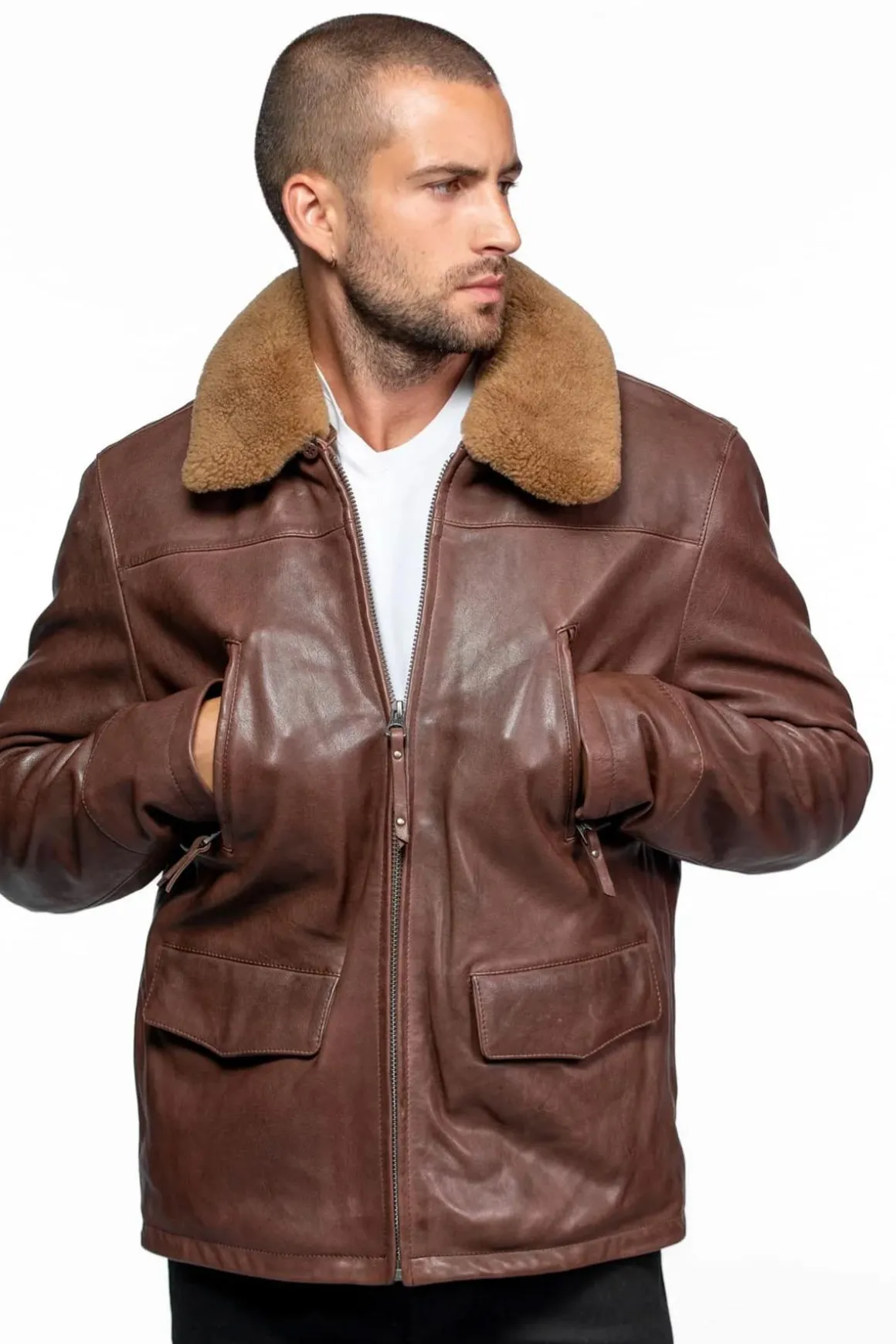 Blouson Homme Daytona Browning Timberstone Brown