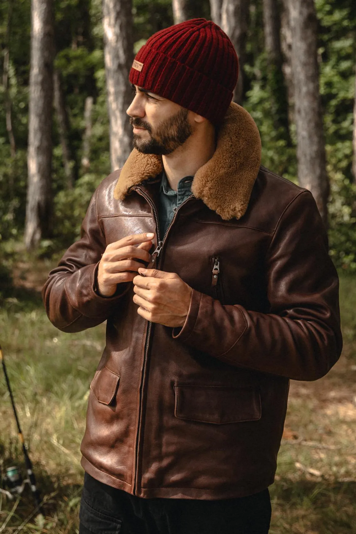 Blouson Homme Daytona Browning Timberstone Brown