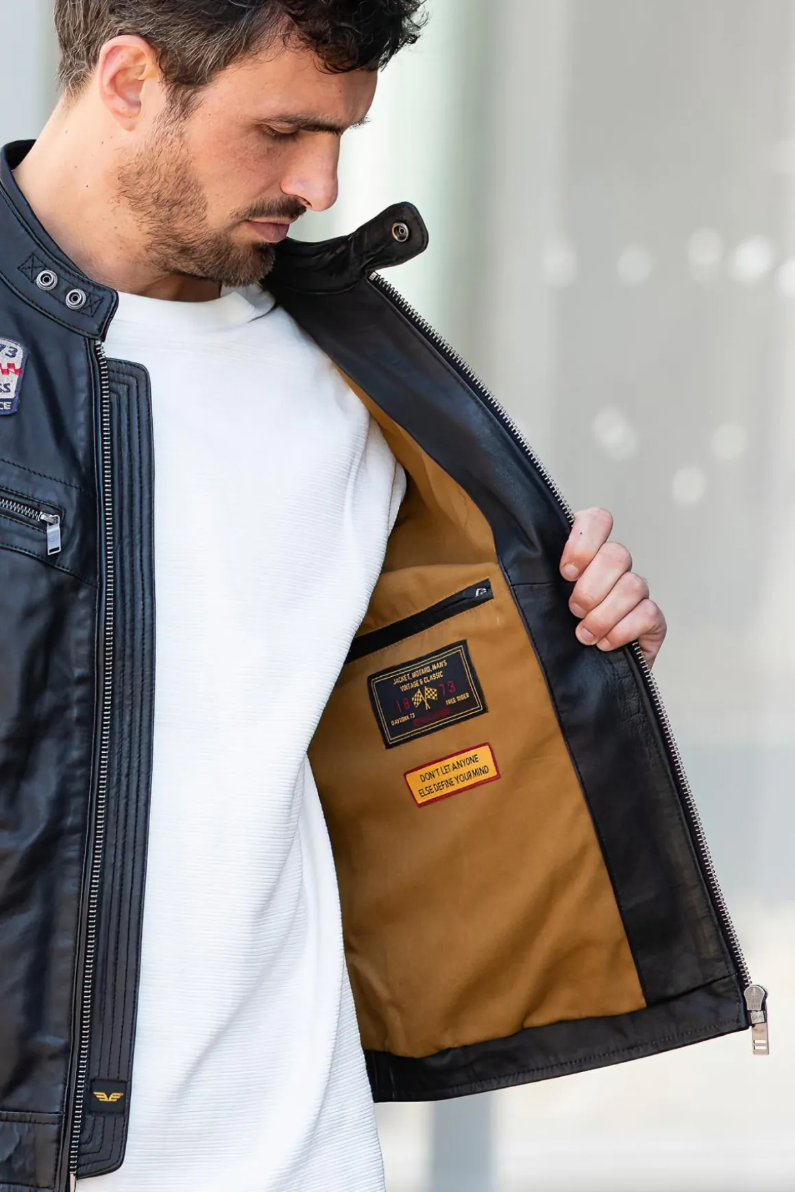 Blouson Homme Daytona Clinch Sheep Canyon Black