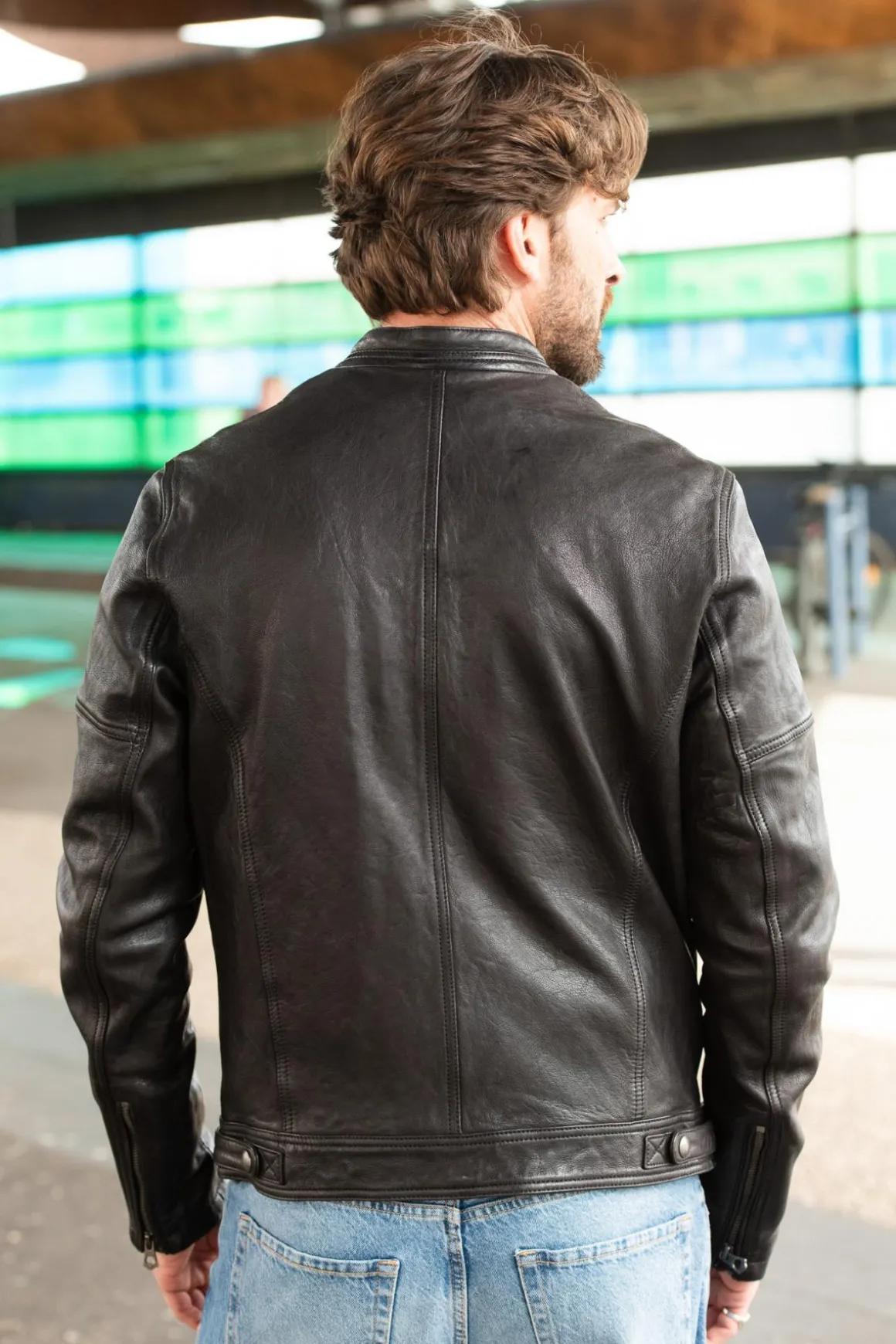 Blouson Homme Daytona Collins Lamb Paolo Black