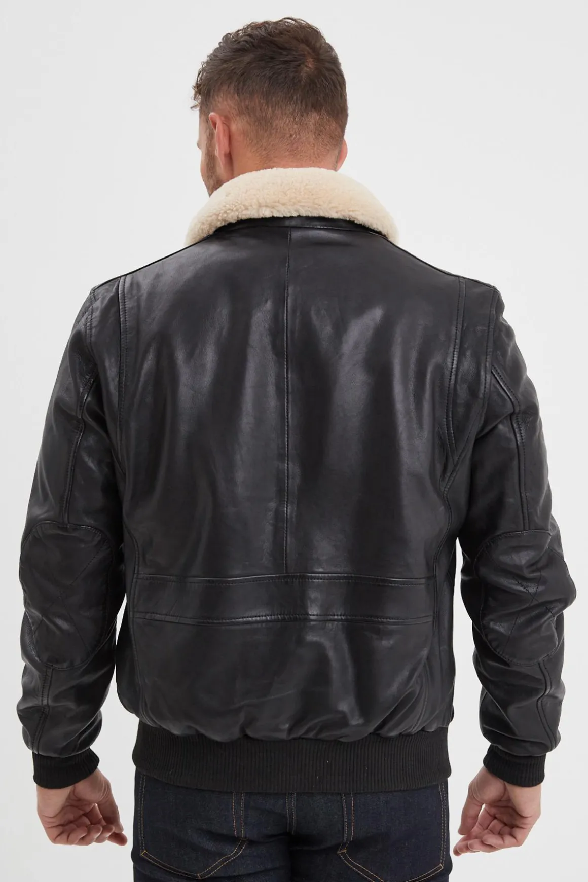 Blouson Homme Daytona Corsair Fur Sheep Petrol Black