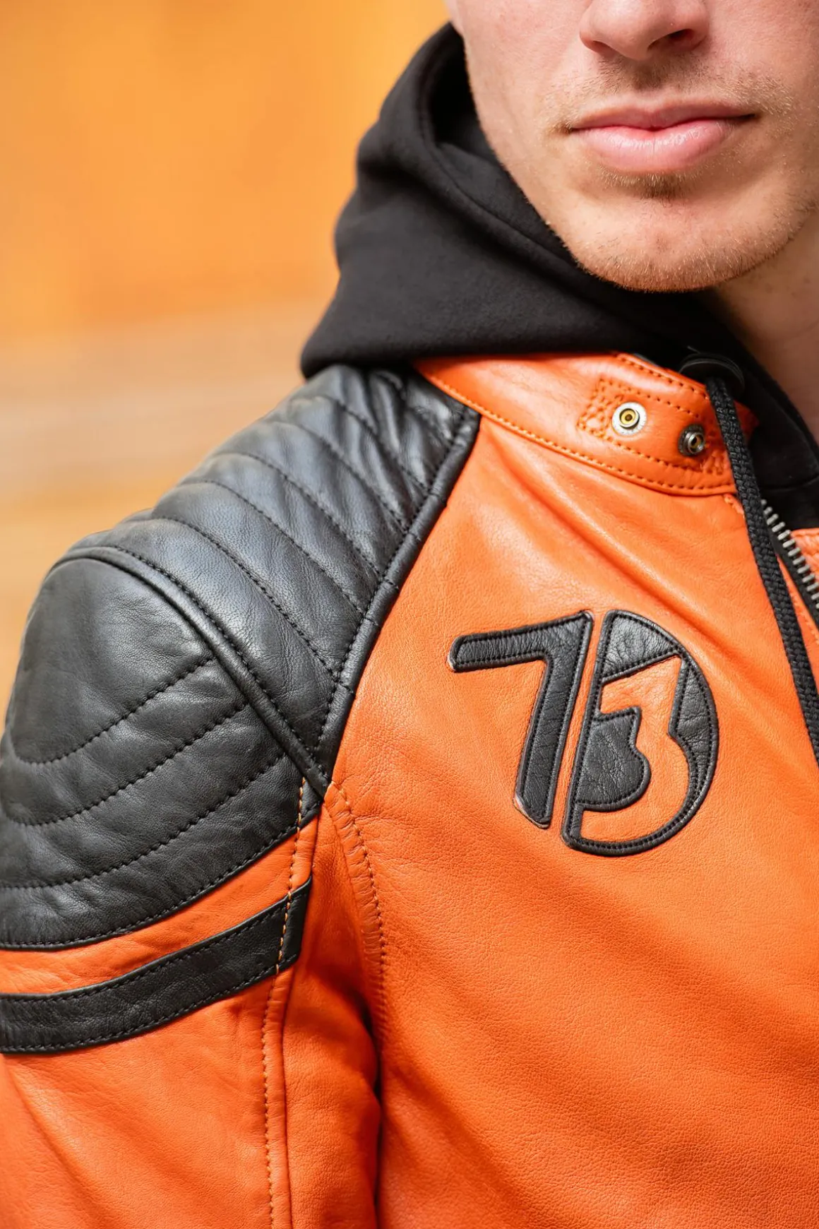 Blouson Homme Daytona Dodds Hood Lamb Vita Burnt Orange