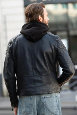 Blouson Homme Daytona Dodds Hood Lamb Vita Navy Blue
