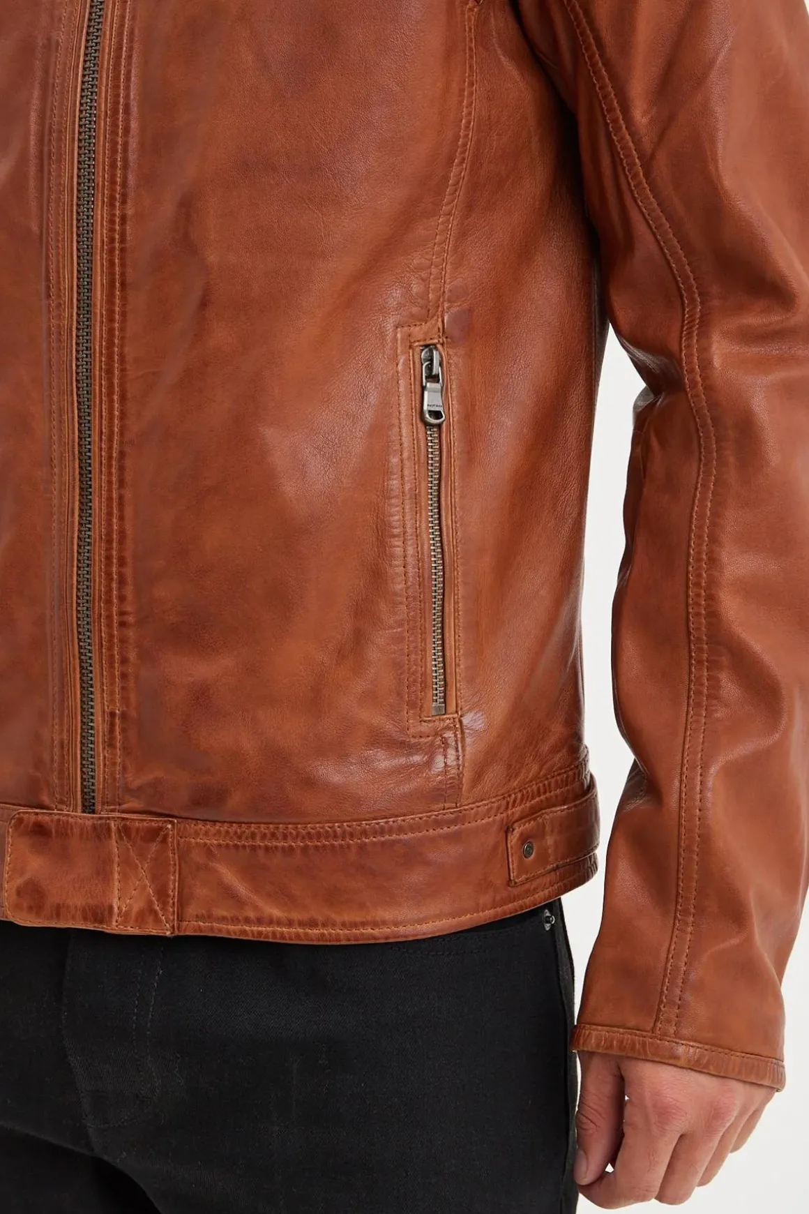 Blouson Homme Daytona Dustin Sheep Tiger Cognac