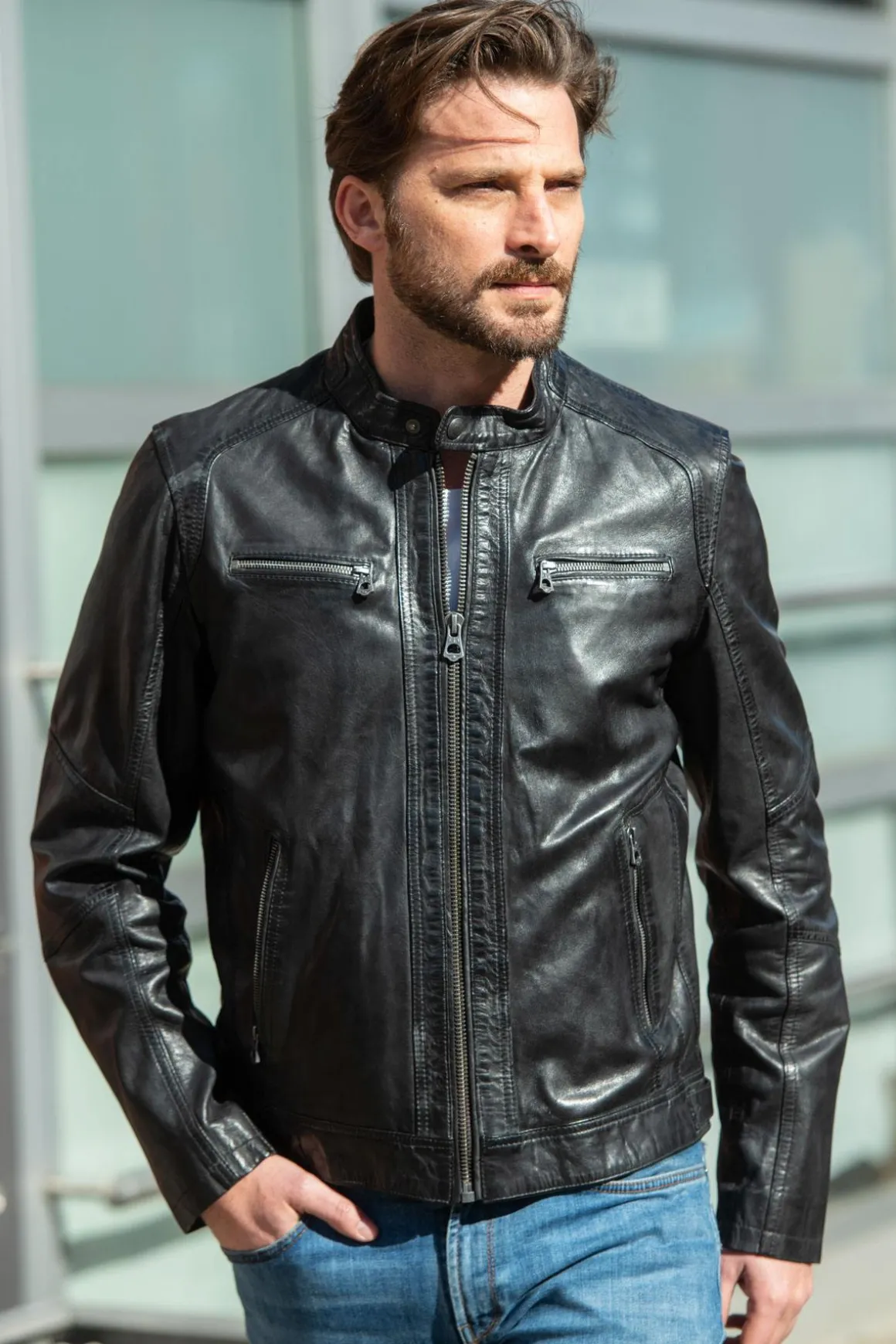 Blouson Homme Daytona Emerson Sheep Tiger Black