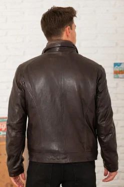 Blouson Homme Daytona Falconero Ic Lamb Zenith Brown