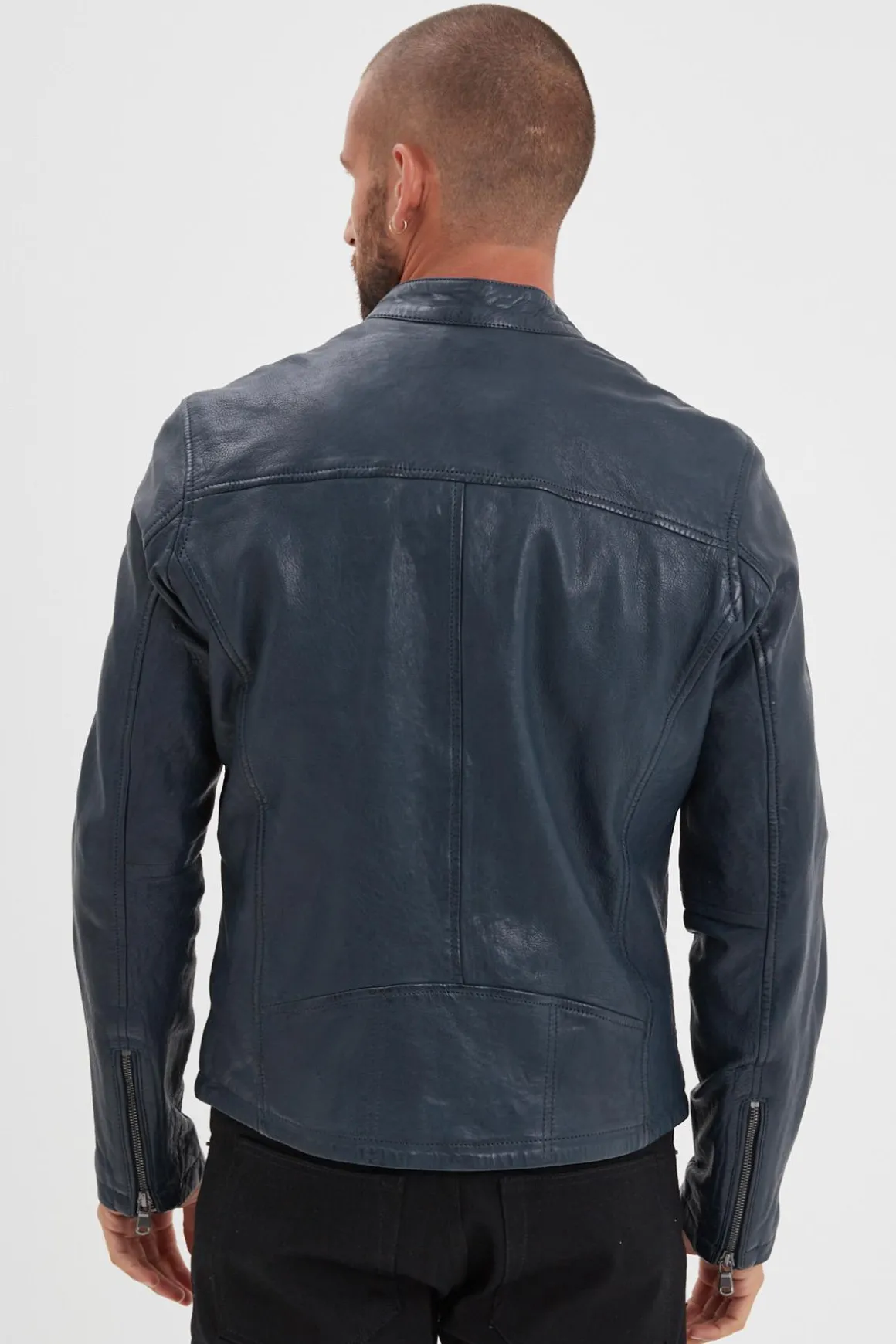 Blouson Homme Daytona Gafino Lamb Vita Navy Blue