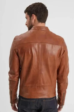 Blouson Homme Daytona Gafino Lamb Vita Cognac