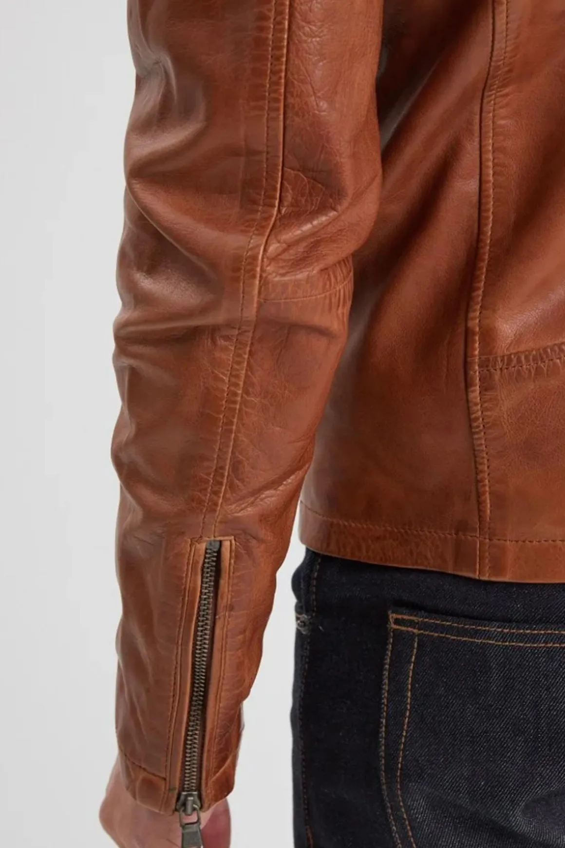 Blouson Homme Daytona Gafino Lamb Vita Cognac