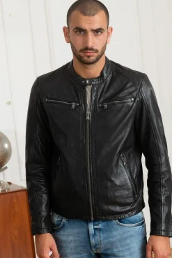Blouson Homme Daytona Gafino Lamb Vita Black