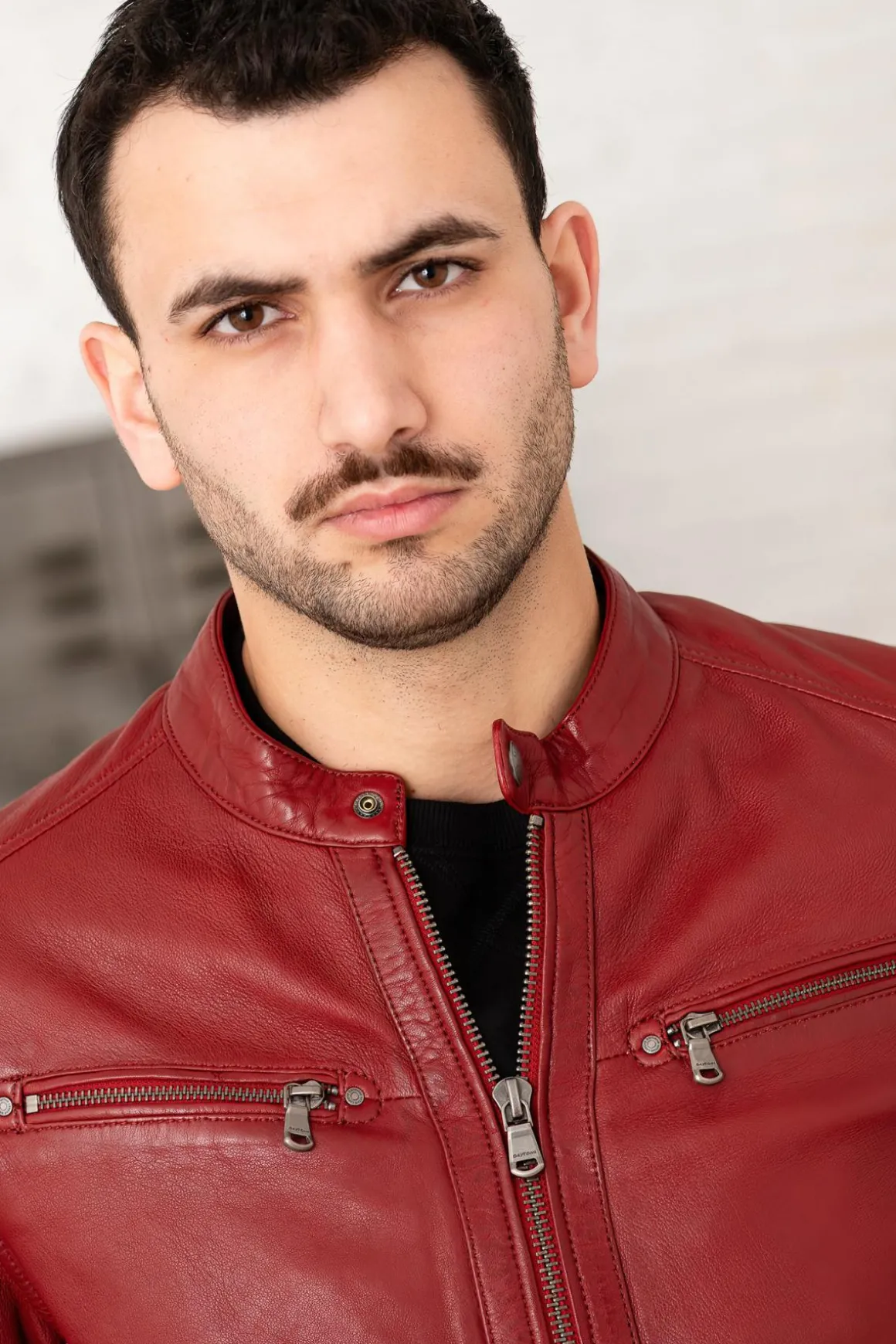 Blouson Homme Daytona Gafino Lamb Vita Red Chili