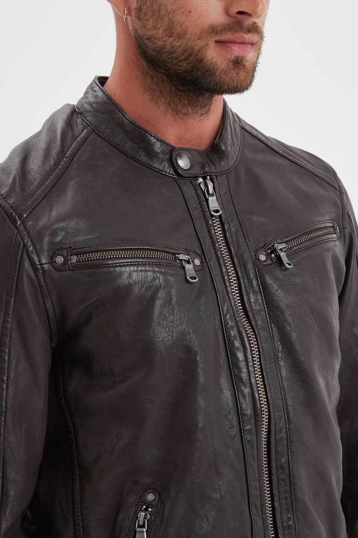 Blouson Homme Daytona Gafino Lamb Vita R Brown