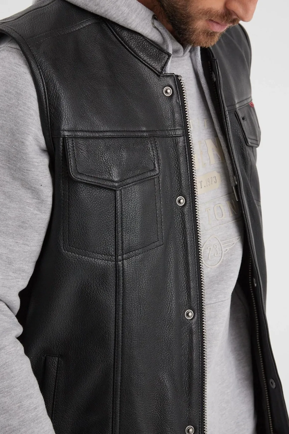 Blouson Homme Daytona Hot Road Goat Deer Black