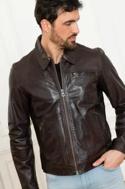 Blouson Homme Daytona Major Sheep Tiger Reddish Brown