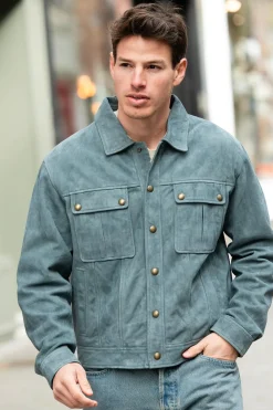 Blouson Homme Daytona Maripula Goat Suede Basalt