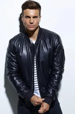 Blouson Homme Daytona Mermoz Lamb Ruby Light Black