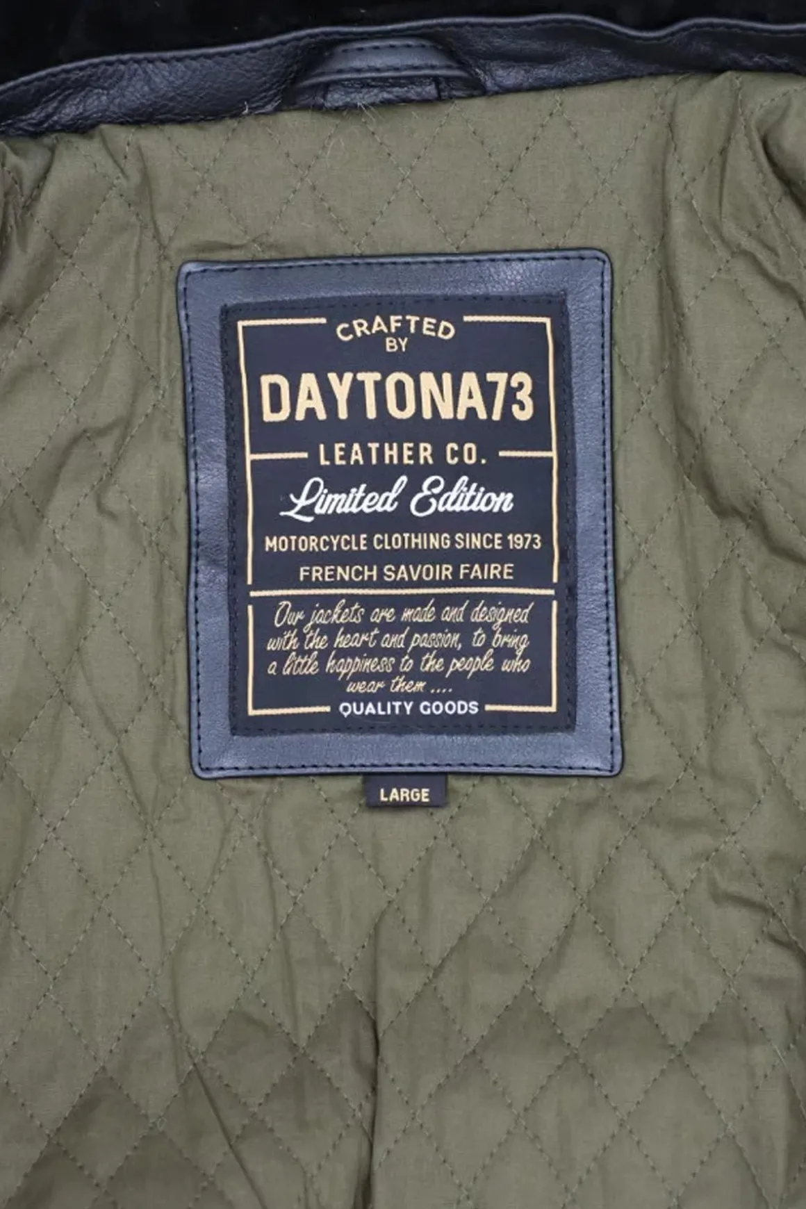 Blouson Homme Daytona Mirage Fur Cow Air Milled Black
