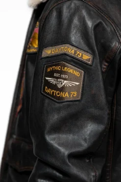 Blouson Homme Daytona Mock Lamb Ermis Black