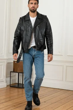 Blouson Homme Daytona Rick Cow Air Milled Black