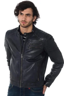 Blouson Homme Daytona Starget Lamb Paolo Midnight Blue