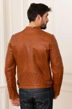 Blouson Homme Daytona Truckston Cow Veg Cognac