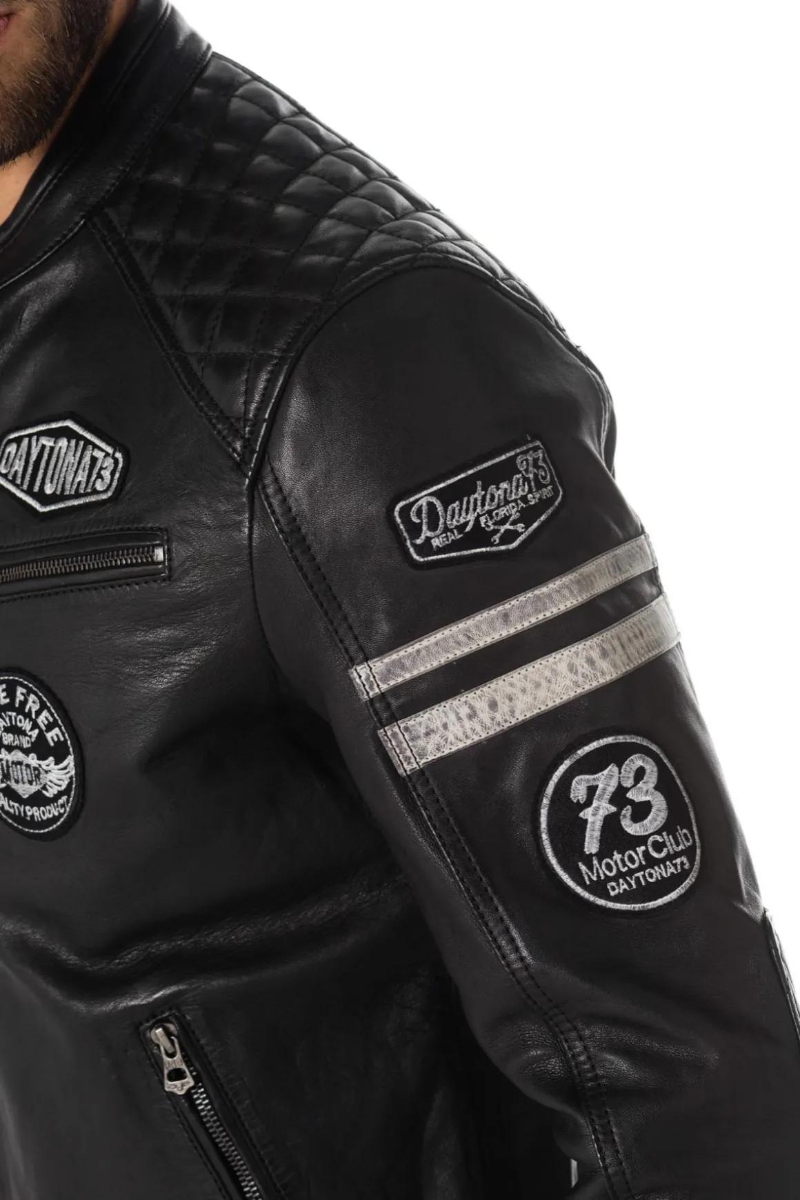 Blouson Homme Daytona Walker Sheep Atlas Black