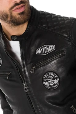 Blouson Homme Daytona Walker Sheep Atlas Black
