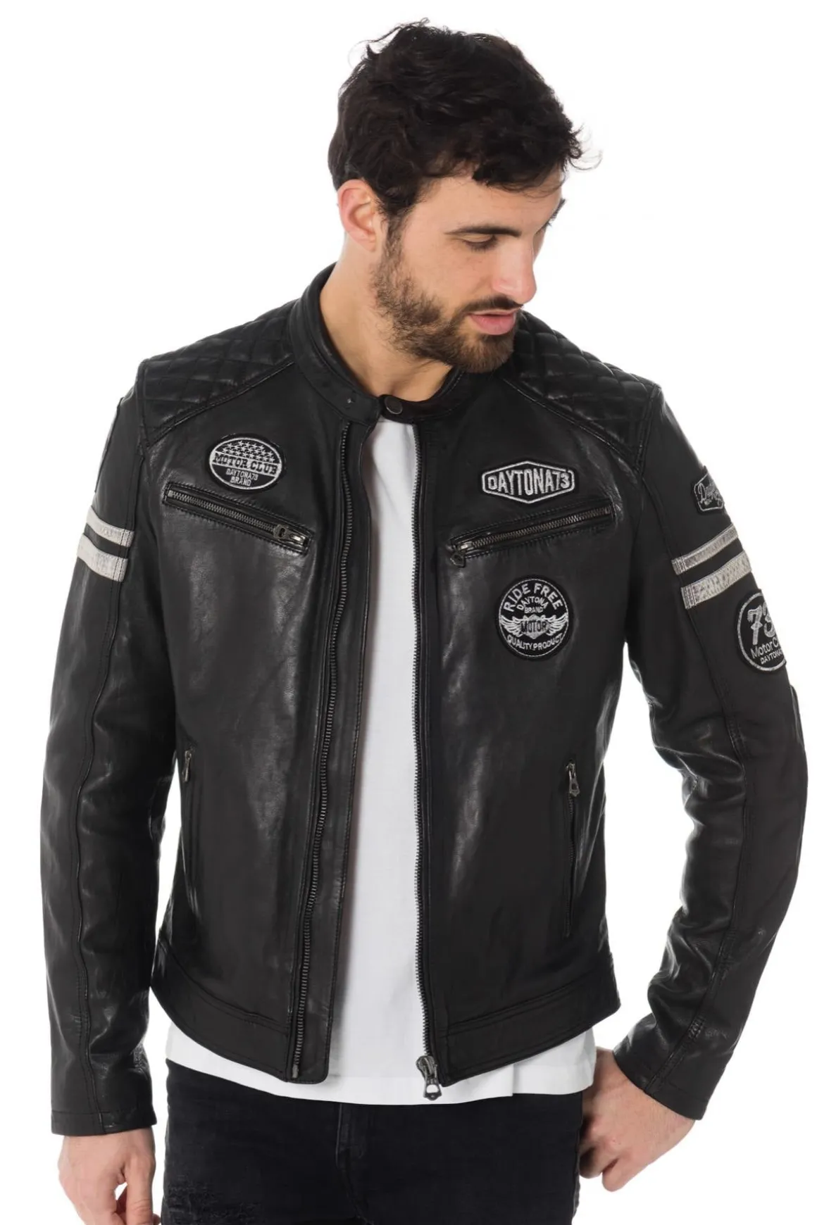 Blouson Homme Daytona Walker Sheep Atlas Black