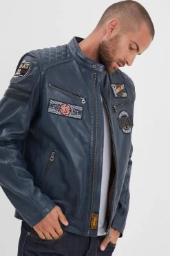 Blouson Homme Daytona Walkor Sheep Atlas Veg Short Blue