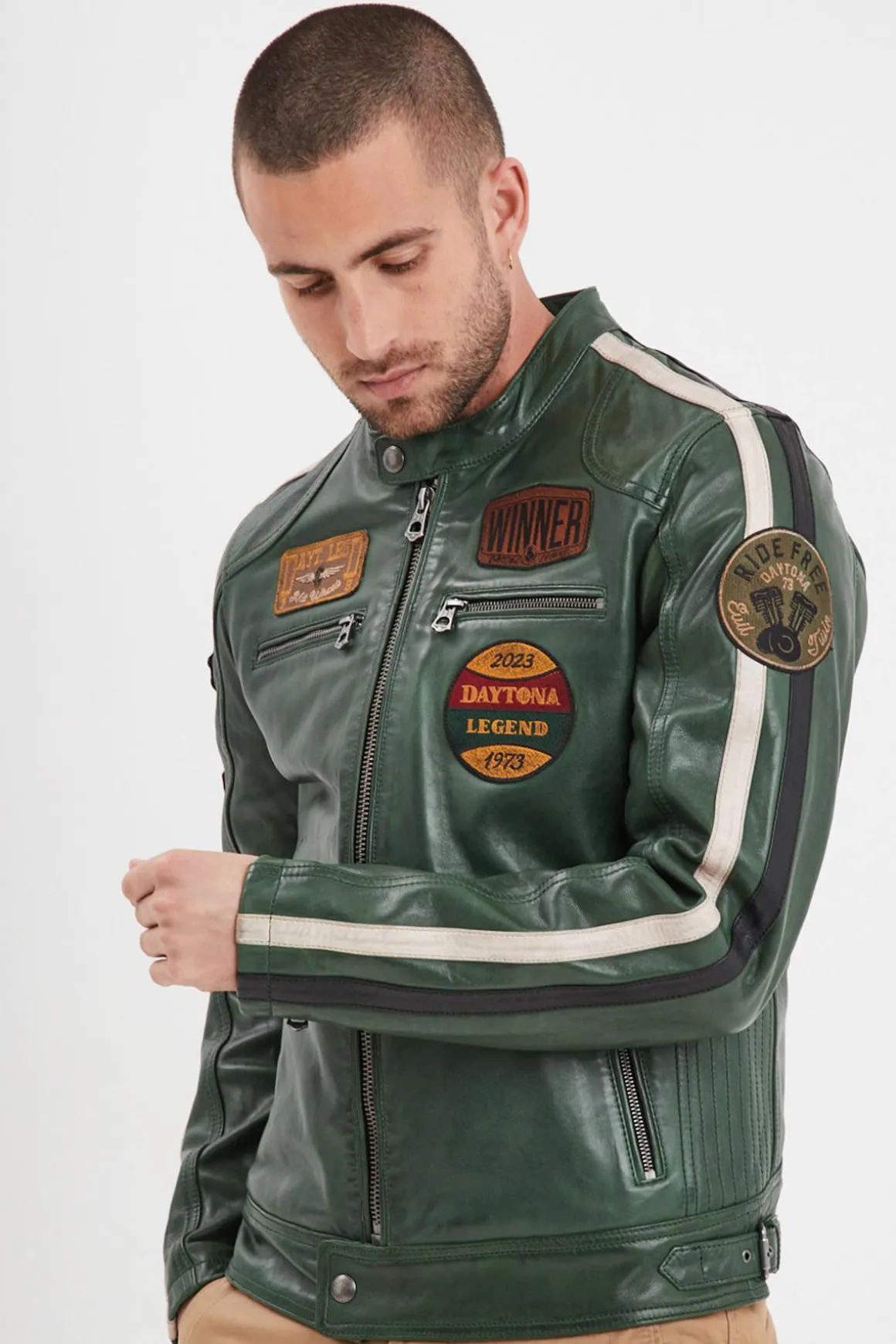 Blouson Homme Daytona Wartburg Sheep Atlas Veg Pastures