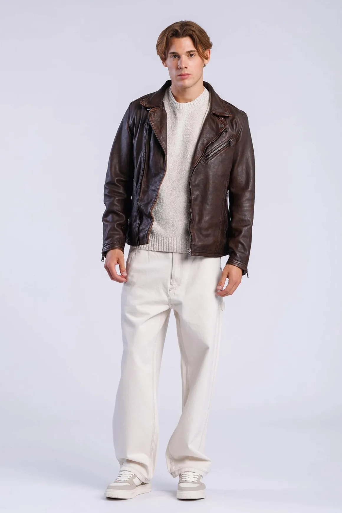 Blouson Homme Freaky Nation Lean Brown Umber