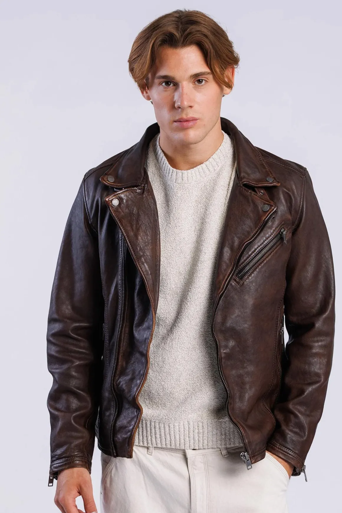 Blouson Homme Freaky Nation Lean Brown Umber