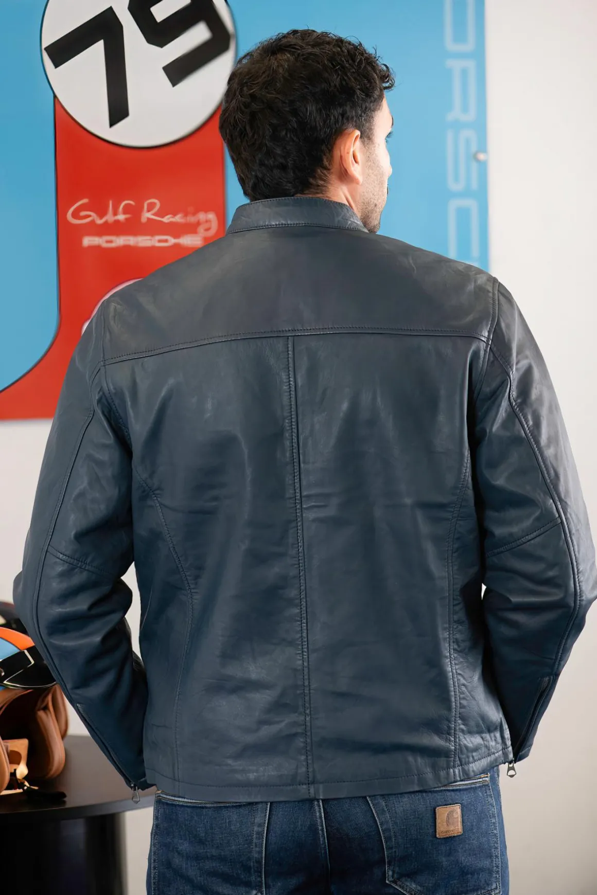 Blouson Homme Gulf Roadmaster Jacket Navy