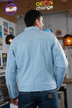 Blouson Homme Gulf Roadmaster Light Blue