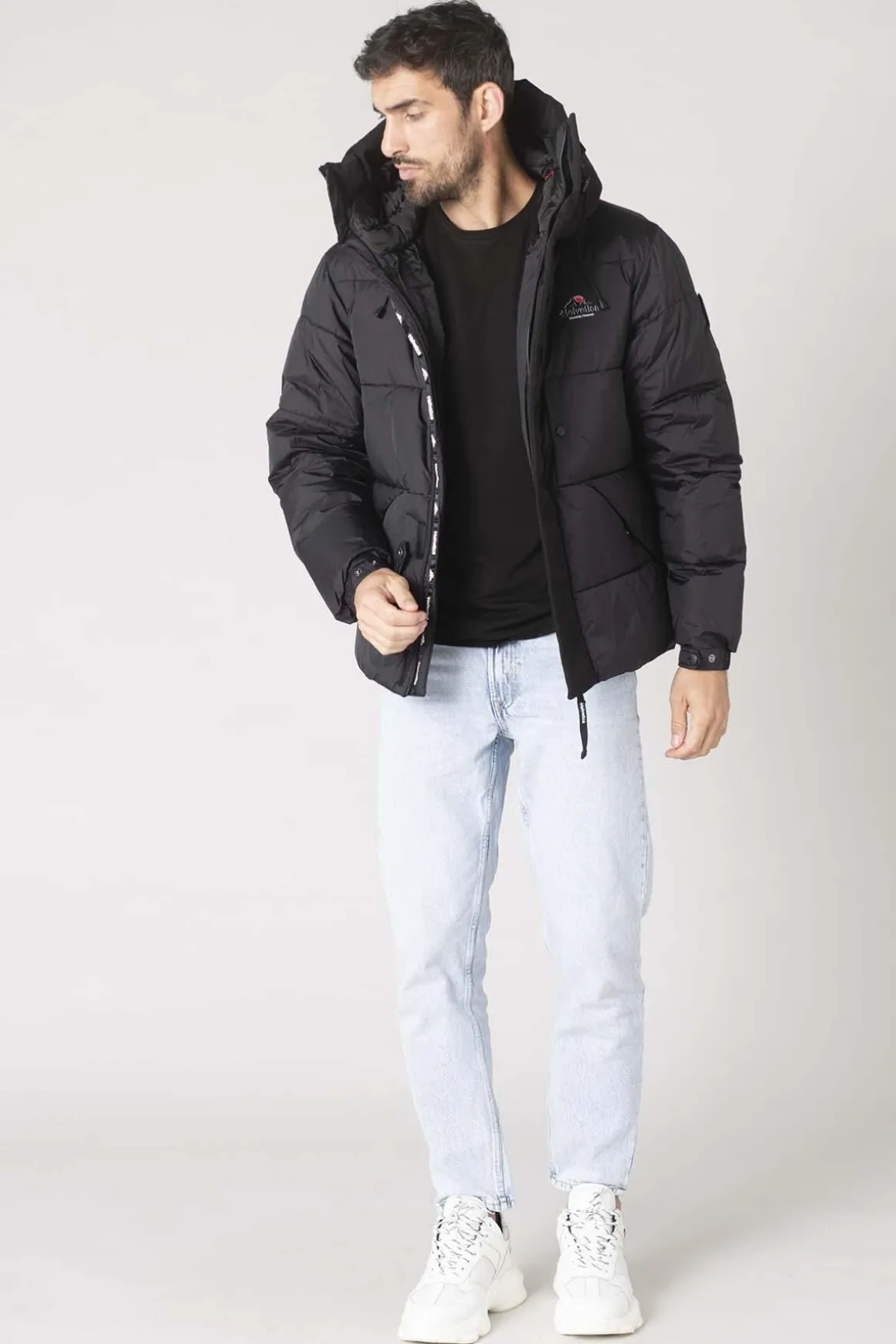 Blouson Homme Helvetica Mountain Pioneers Valberg Black
