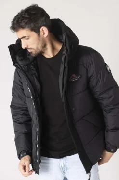 Blouson Homme Helvetica Mountain Pioneers Valberg Black