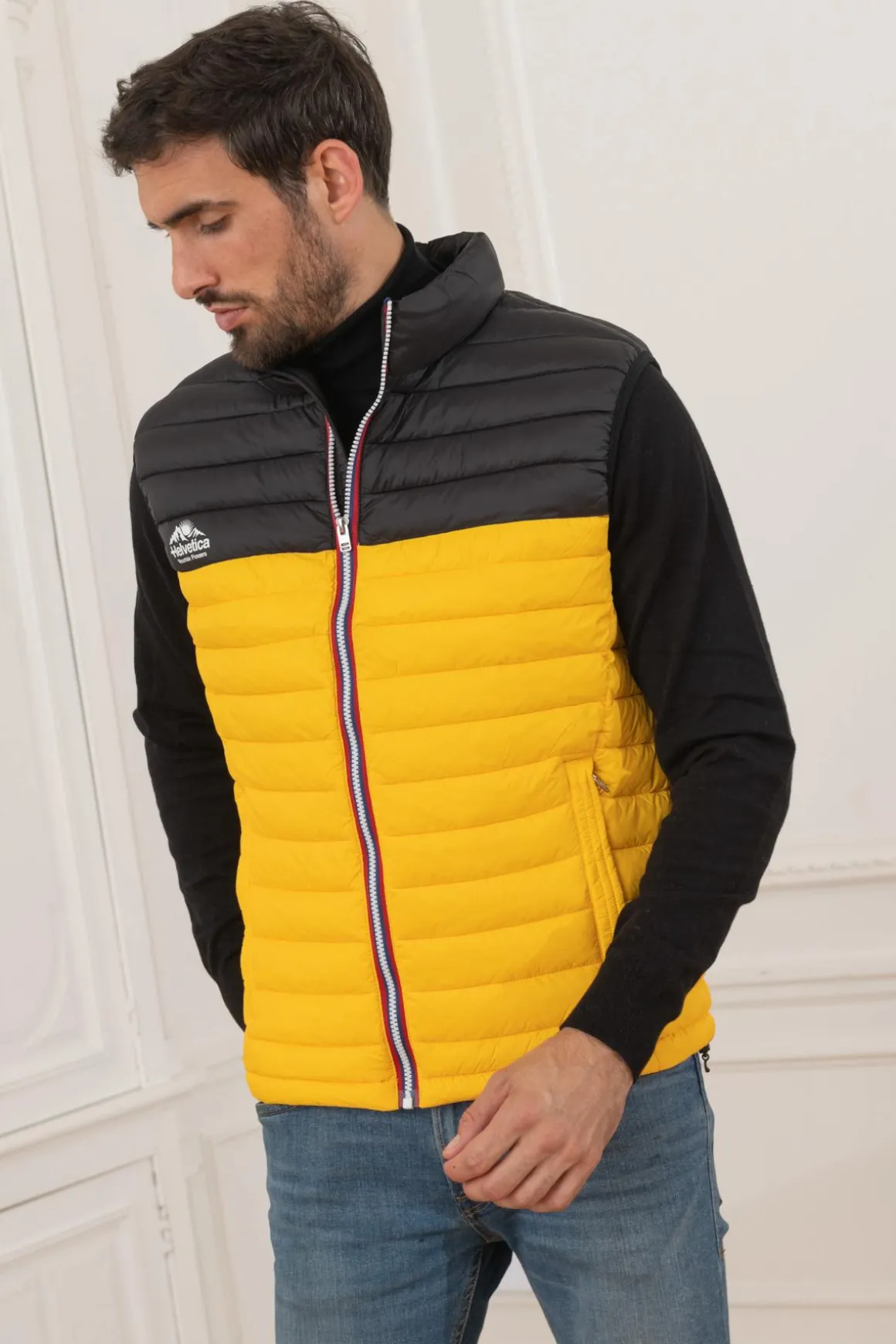 Blouson Homme Helvetica Mountain Pioneers Billy Yellow