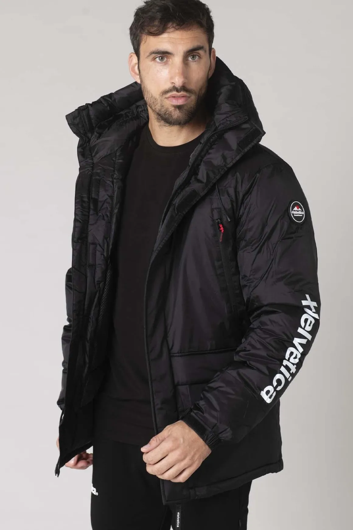 Blouson Homme Helvetica Mountain Pioneers Alaska2 Black