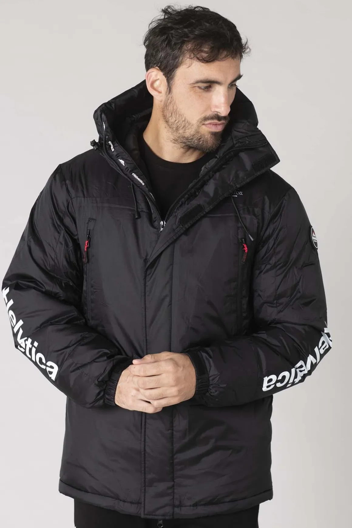 Blouson Homme Helvetica Mountain Pioneers Alaska2 Black