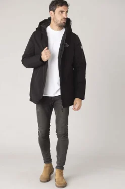 Blouson Homme Helvetica Mountain Pioneers Bronson K Black