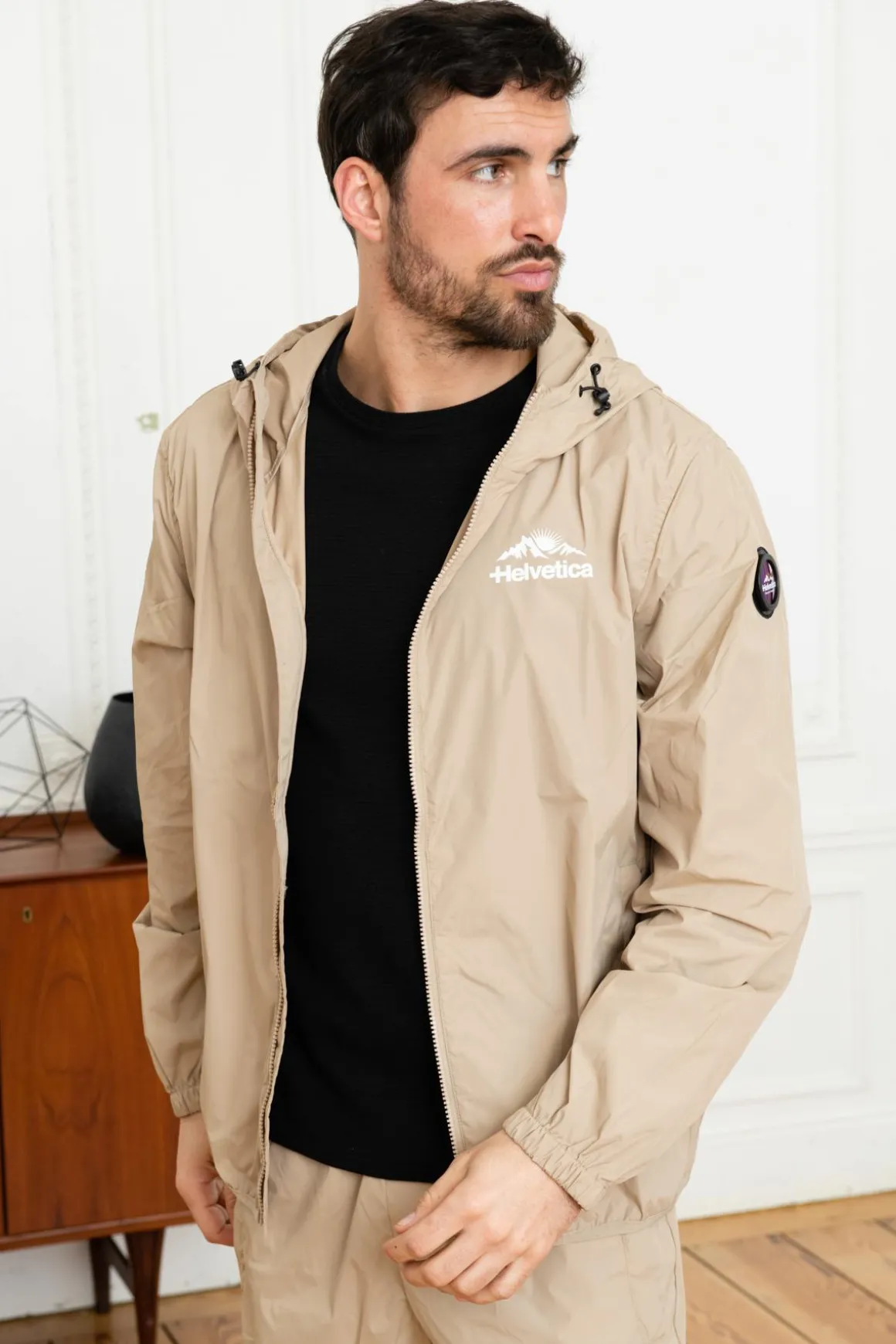 Blouson Homme Helvetica Mountain Pioneers Blum Beige